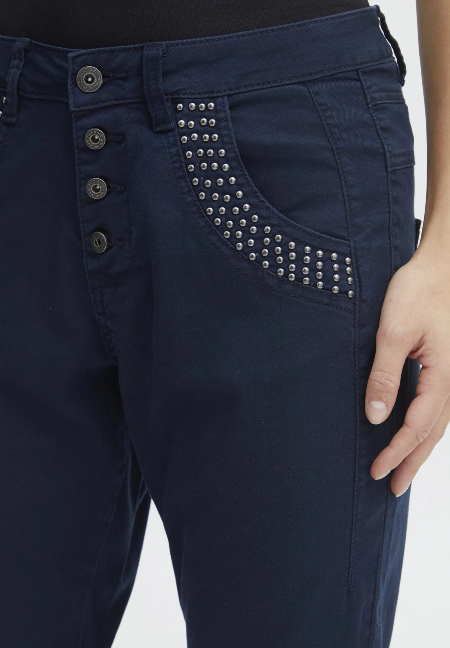 Pzmelina- Straight Leg Jeans - Dark Sapphire 6 Pzmelina- Straight Leg Jeans - Dark Sapphire - Afbeelding 4