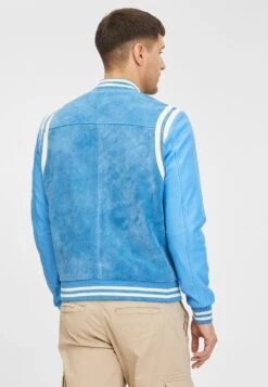 Goosecraft Gc Melrose - Leren Jas - Blaugrau -Mode Kledingwinkel 691d88f116604e519653b9dc80ff0825