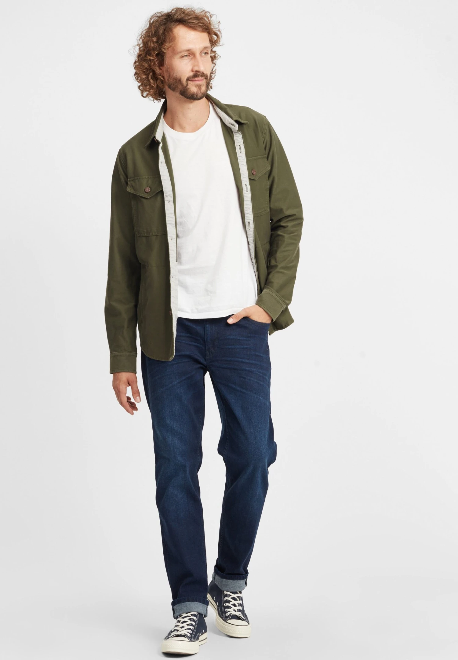 Solid Sdfynn - Straight Leg Jeans - Dark Blue Denim 4 Solid Sdfynn - Straight Leg Jeans - Dark Blue Denim - Afbeelding 2