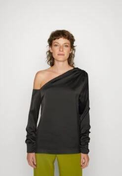 Notes Du Nord Frances Drape Blouse - Blouse - Noir