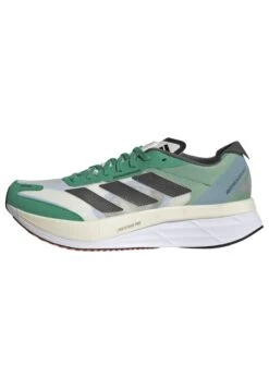 ADIDAS PERFORMANCE Adizero Boston- Hardloopschoenen Neutraal - White Tint Core Black Court Green