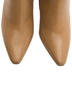 Laarzen Met Hoge Hak - Beige -Mode Kledingwinkel 6afb1e374e424900a81df4b67eae2e68