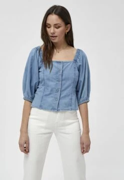 DESIRES Blouse - Light Blue Wash