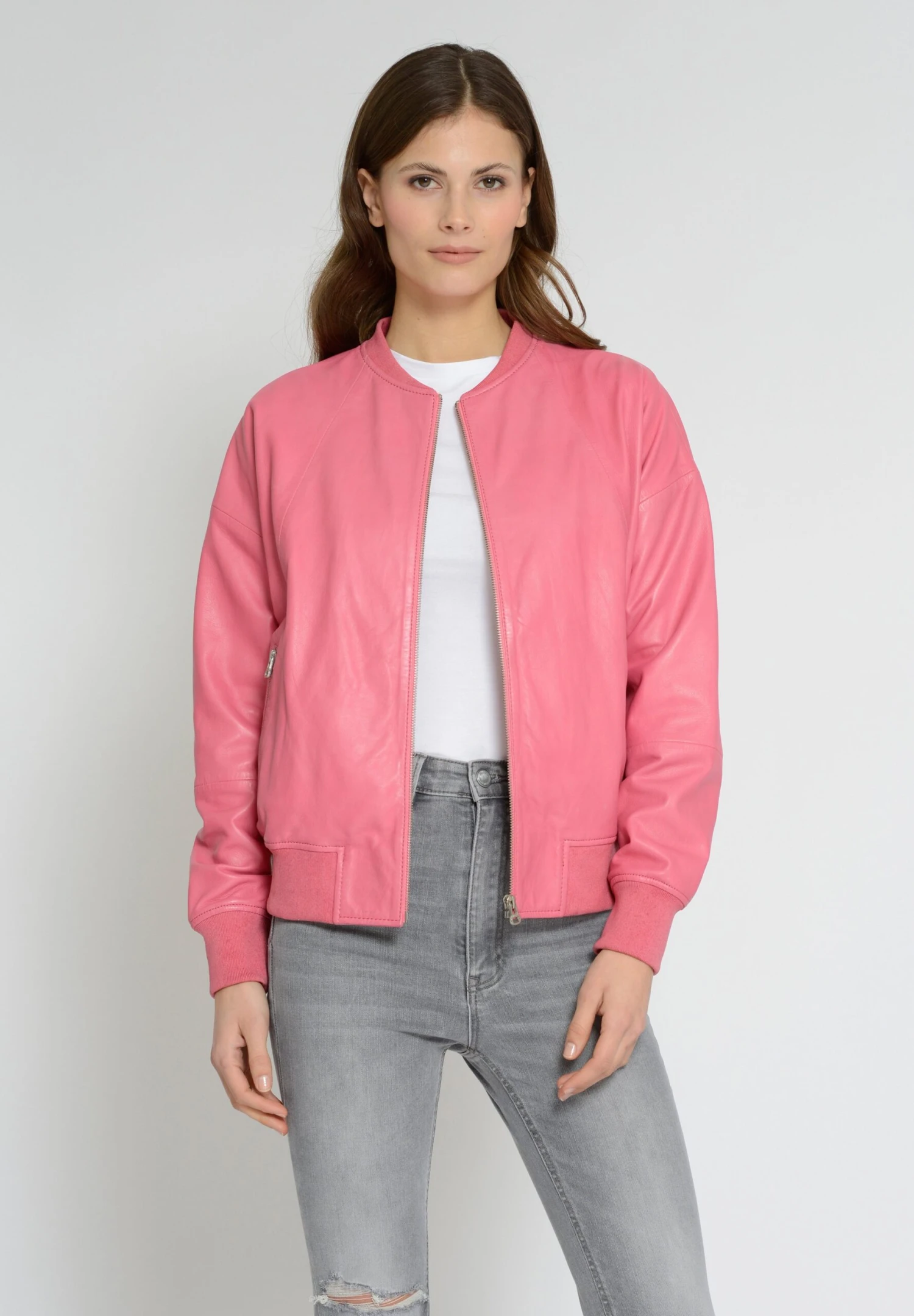 Maze Leren Jas - Pink Punch 3 Maze Leren Jas - Pink Punch