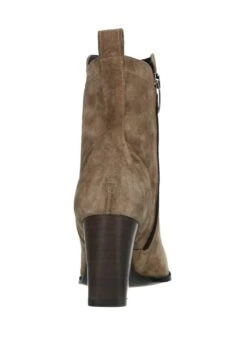 Enkellaarsjes Met Hoge Hak - Beige -Mode Kledingwinkel 6d4fca68539e4c33b44edb4c64bd7433