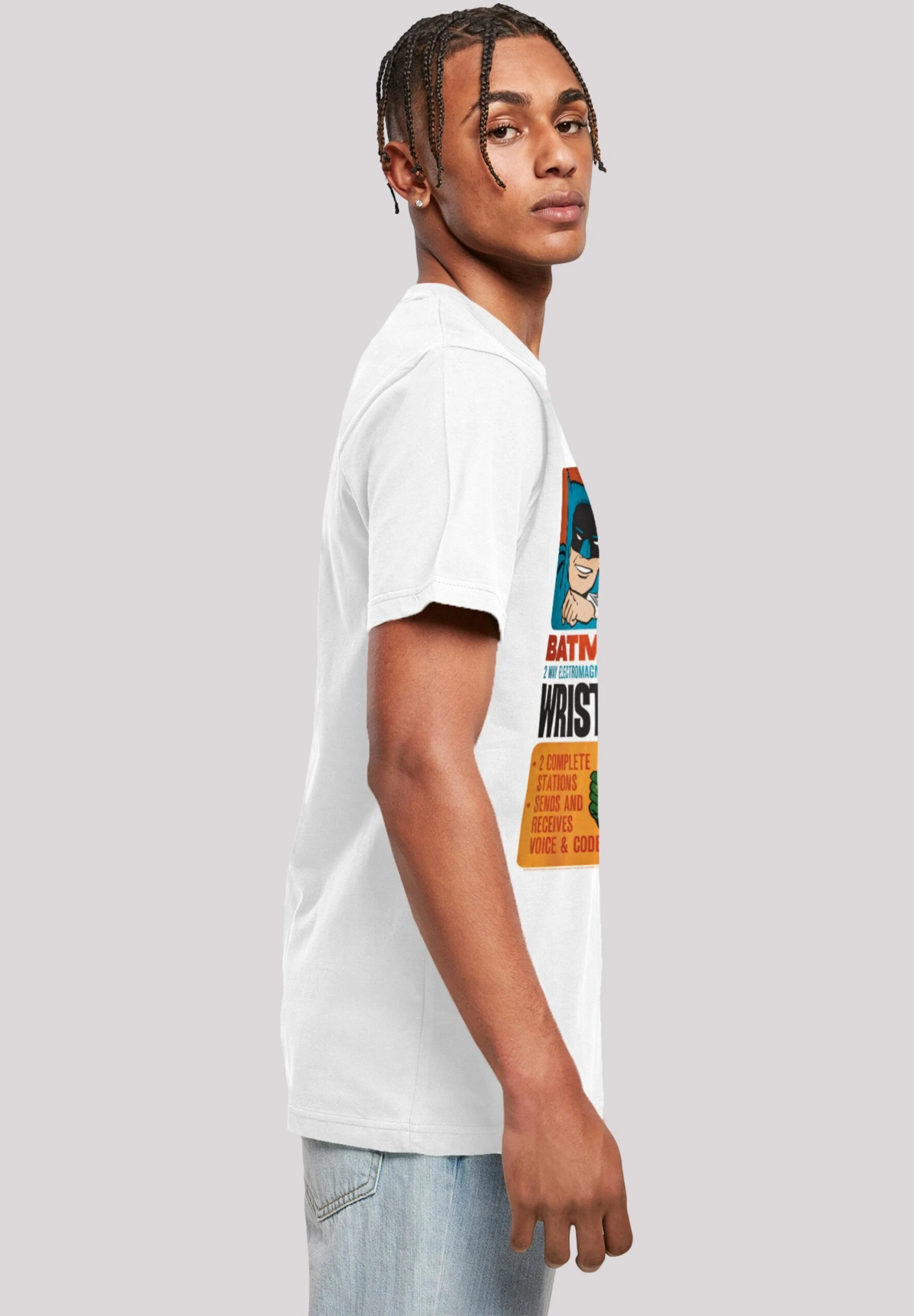 F4NT4STIC Batman- T-Shirt Print - White 6 F4NT4STIC Batman- T-Shirt Print - White - Afbeelding 4