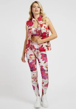 Guess Allover-Blumenmuster - Bodywarmer - Rot Merf -Mode Kledingwinkel 6e46c09872e54518befd05c2320fbe32