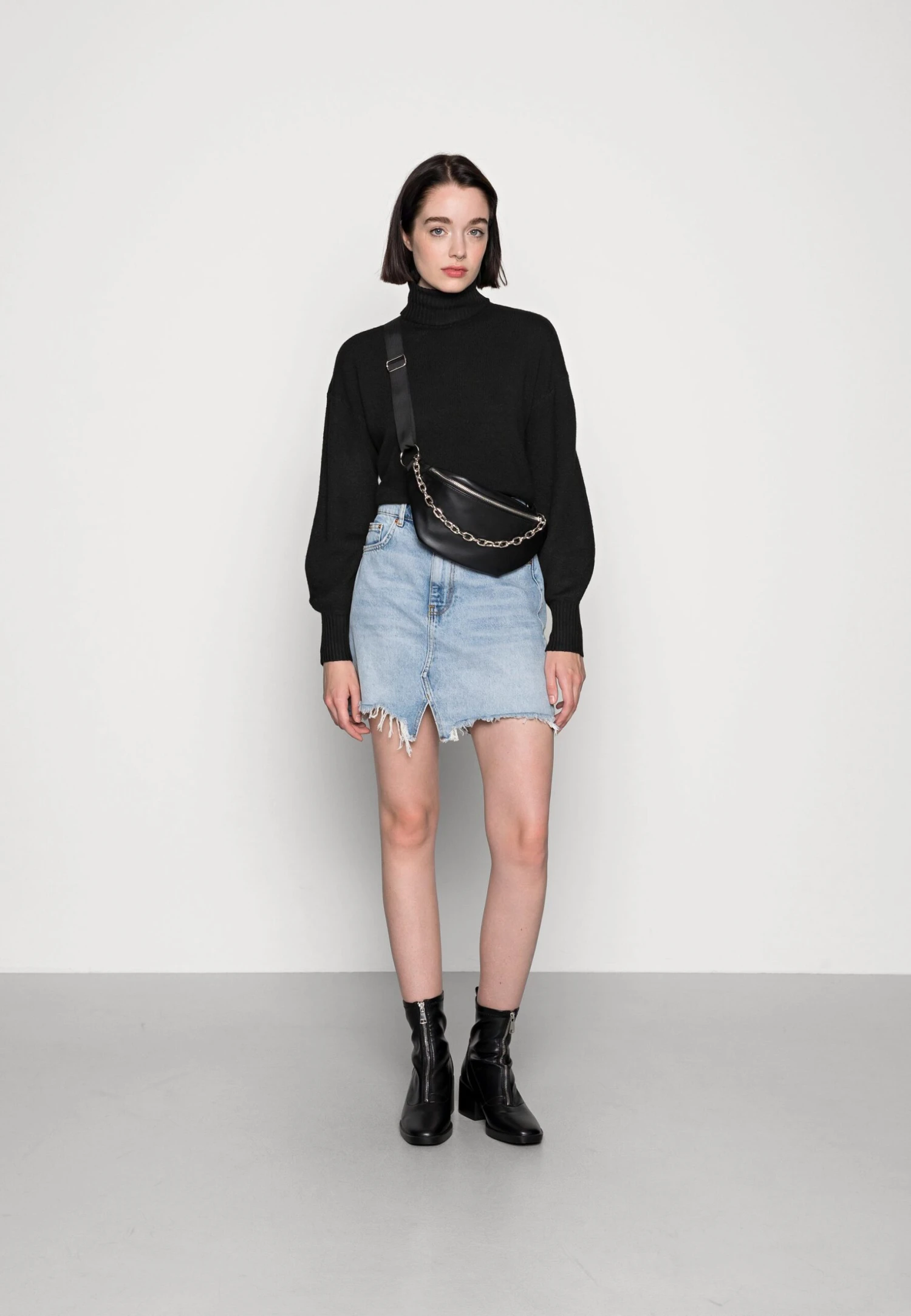 Pieces Pccava High Neck - Trui - Black 4 Pieces Pccava High Neck - Trui - Black - Afbeelding 2