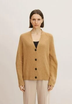 Tom Tailor Basic - Vest - Soft Light Camel Melange