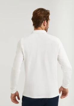 POLO CLUB Long Sleeve Regular Fit- Poloshirt - White -Mode Kledingwinkel 6f628bd6ee1f4fc483a63a8e50c05351