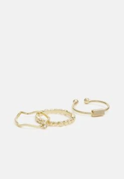 Pieces Pcjolene 14 Pack - Ring - Gold-Coloured/Multi-Coloured -Mode Kledingwinkel 71ed8e7a15854577a370760e70668fd8