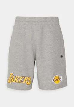 NEW ERA Nba Team Logo Shorts Los Angeles Lakers - Korte Broeken - Grey -Mode Kledingwinkel 7210e93dc3b548a48ae72c2c352205c8