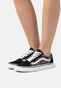 Vans Old Skool- Sneakers Laag - Floral Black/White