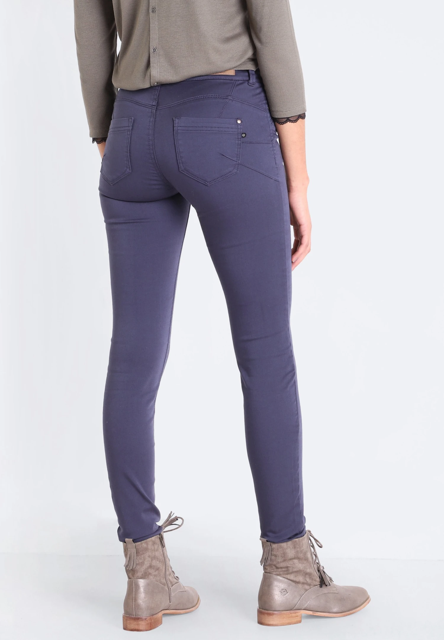 Slim Fit Jeans - Navy Blue 5 Slim Fit Jeans - Navy Blue - Afbeelding 3