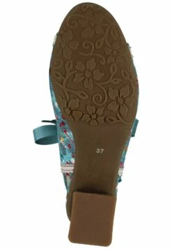 Laura Vita Sandalen Met Hoge Hak - Turquoise -Mode Kledingwinkel 734cc81037bb42a0a8fc3d9f7fc3c114