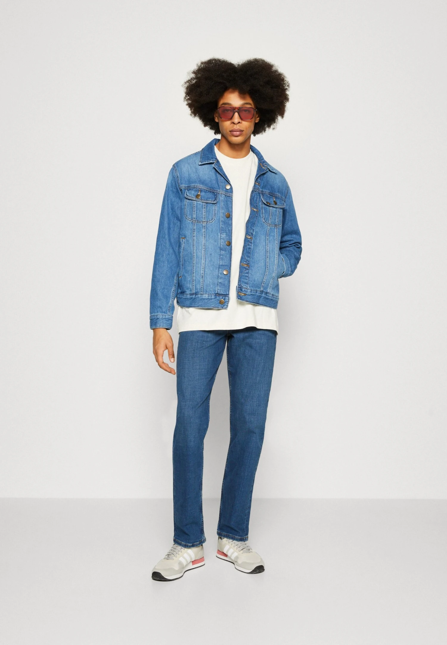 Lee Rider Jacket - Spijkerjas - Blue Bird Mid Worn 4 Lee Rider Jacket - Spijkerjas - Blue Bird Mid Worn - Afbeelding 2