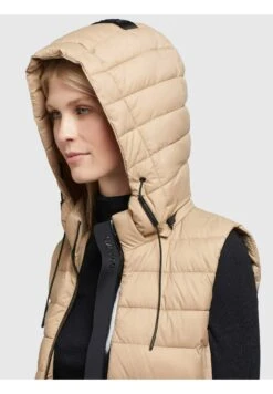 Khujo Weste Becca Matt - Bodywarmer - Beige -Mode Kledingwinkel 750e7dc370944a4a827d39889bf63984