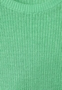 STREET ONE Unifarbe - Trui - Grün -Mode Kledingwinkel 75568594b416404cba70aa70096a8171