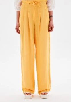 Wide Leg - Broek - Yellow
