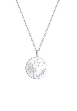 Elli Wish Flower Dandelion - Ketting - Silber -Mode Kledingwinkel 75d61aae32d642f2b19a53c763eaa3f0