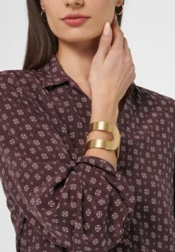 Overhemdblouse - Nussbraun Multicolor -Mode Kledingwinkel 77ac40cd31ab4d988d48328c63b499dc