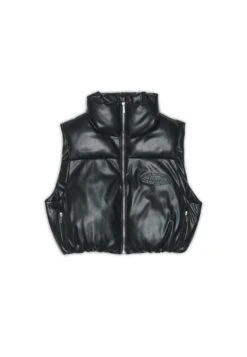Pegador Zito Cropped Vest - Bodywarmer - Black -Mode Kledingwinkel 783240c5dec84763a3f3b6c501ca144d