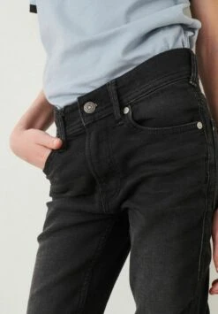 TEDDY SMITH Straight Leg Jeans - Noir -Mode Kledingwinkel 78aa75edb6334071960ba0c00f7bd457