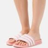 Adidas Originals Adilette - Muiltjes - Mauve/Footwear White