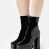 Giuseppe Zanotti Platform Bootie - Enkellaarsjes Met Plateauzool - Black -Mode Kledingwinkel 7a2e950aa093453f904783cd2c932a06