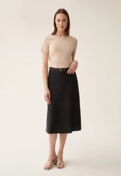Urbi - A-Lijn Rok - Black -Mode Kledingwinkel 7a5a32c837414af4b48ff1f8ac16f2d5