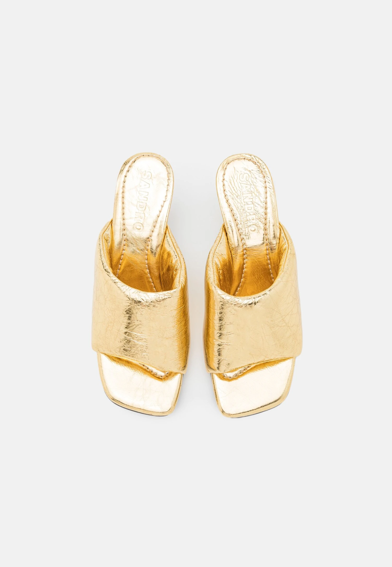 Sandro Muiltjes Met Hak - Doré 7 Sandro Muiltjes Met Hak - Doré - Afbeelding 5