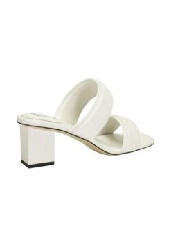 Muiltjes Met Hak - White -Mode Kledingwinkel 7aaf9b9c67c742fd9df9cd3f0fde1cf7