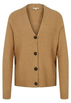 Tom Tailor Basic - Vest - Soft Light Camel Melange -Mode Kledingwinkel 7d1dfd5b88c24c289b3bcd3903b8478a