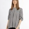 Blouse - Schwarz Weiss