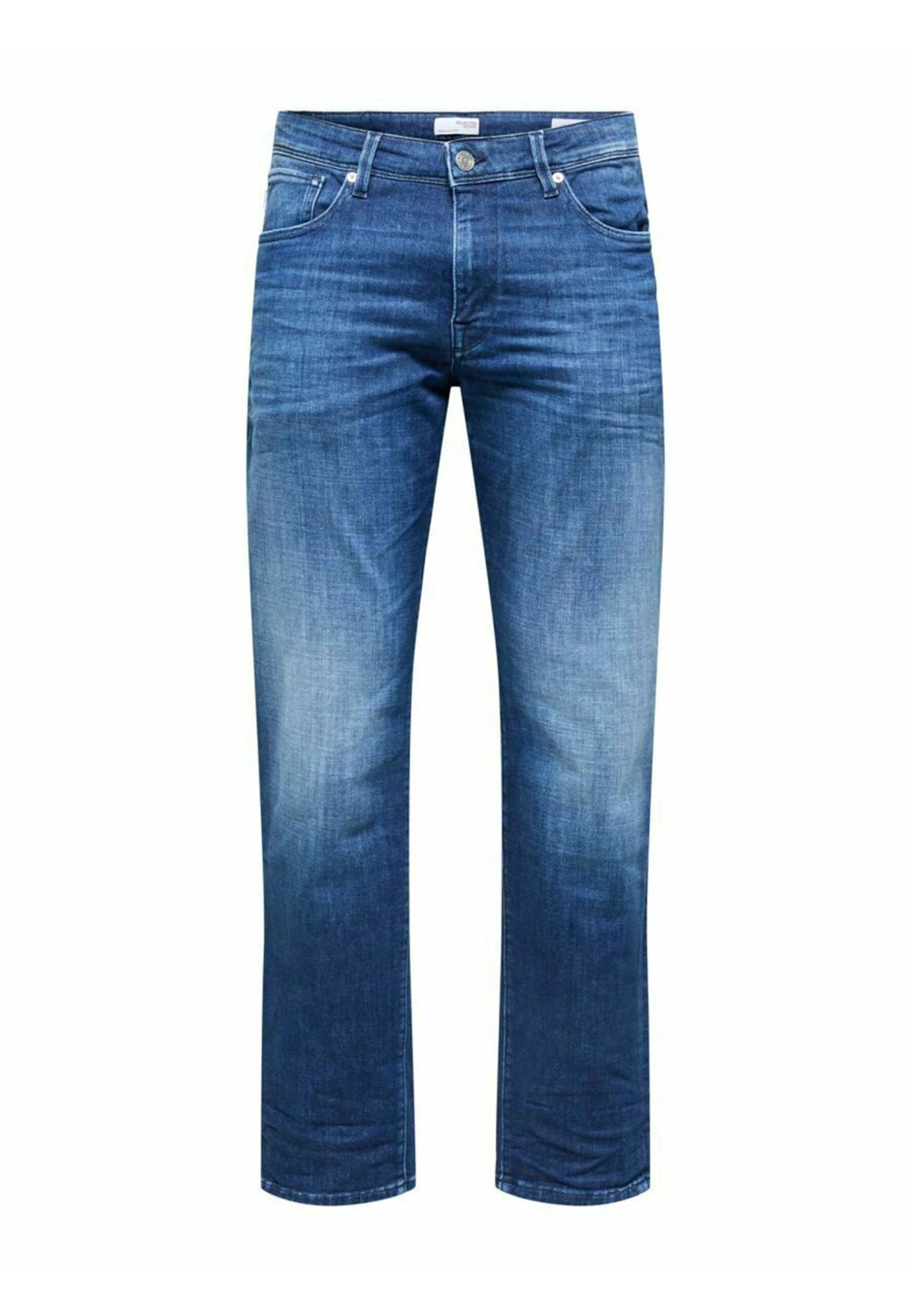 Selected Homme Straight Leg Jeans - Medium Blue Denim 8 Selected Homme Straight Leg Jeans - Medium Blue Denim - Afbeelding 6