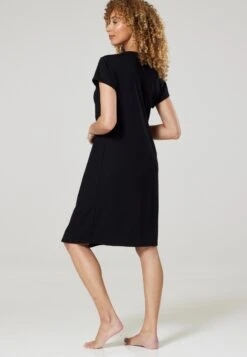 Happy Mama Nursing- Nachtjapon - Black -Mode Kledingwinkel 7f604ed3e5a34841ab75cca032f67df9