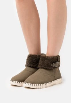 ILSE JACOBSEN Korte Laarzen - Deep Olive