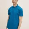 TOM TAILOR Denim Mit Struktur - Poloshirt - Blue Petrol 2 TOM TAILOR Denim Mit Struktur - Poloshirt - Blue Petrol -Mode Kledingwinkel 800127d8181a427fa22cb1ac18880e45