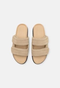 Selected Femme Slfbecka Padded Slider - Muiltjes - Chinchilla -Mode Kledingwinkel 80714d7539dd4f14b547ec3c51b83d7d