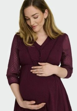ONLY MATERNITY Mama 3/4 Arm - Jurk - Winetasting -Mode Kledingwinkel 8111750c9a1f45b39334f01a4936a3f1