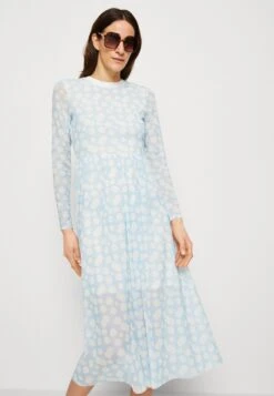 TOM TAILOR Denim Printed Collar Dress - Jurk - Light Blue -Mode Kledingwinkel 81b3d61278f546e4a59cdc616a46e3e1