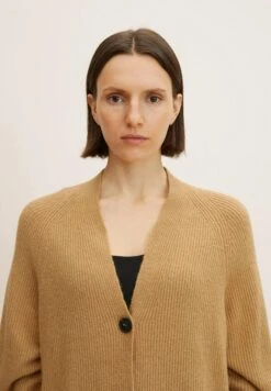 Tom Tailor Basic - Vest - Soft Light Camel Melange -Mode Kledingwinkel 81e0cc2efc4541369013e3402fc2548b