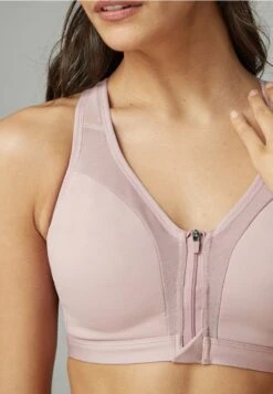 Next High Impact Zip Front - Bustier - Pink -Mode Kledingwinkel 8230445a9cc343658ce99fa2b25dc002