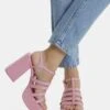 BERSHKA Sandalen Met Hoge Hak - Pink 1 BERSHKA Sandalen Met Hoge Hak - Pink -Mode Kledingwinkel 823322bf9a8643499af68730f44318e8