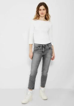 Cecil Slim Fit Jeans - Grau -Mode Kledingwinkel 8305960210534affa9ba466565c59a7c