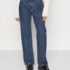 Low Straight- Straight Leg Jeans - Blue -Mode Kledingwinkel 8336c902c6234f388af9151b287fd074