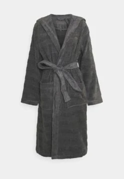 Vossen Resh - Badjas - Graphit -Mode Kledingwinkel 838ff0b734814d14ae7bfaa62d9baa20