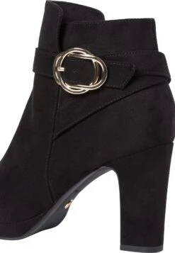 Tamaris Enkellaarsjes Met Hoge Hak - Black -Mode Kledingwinkel 845d058c47b848a4b333c7aed49d47d7
