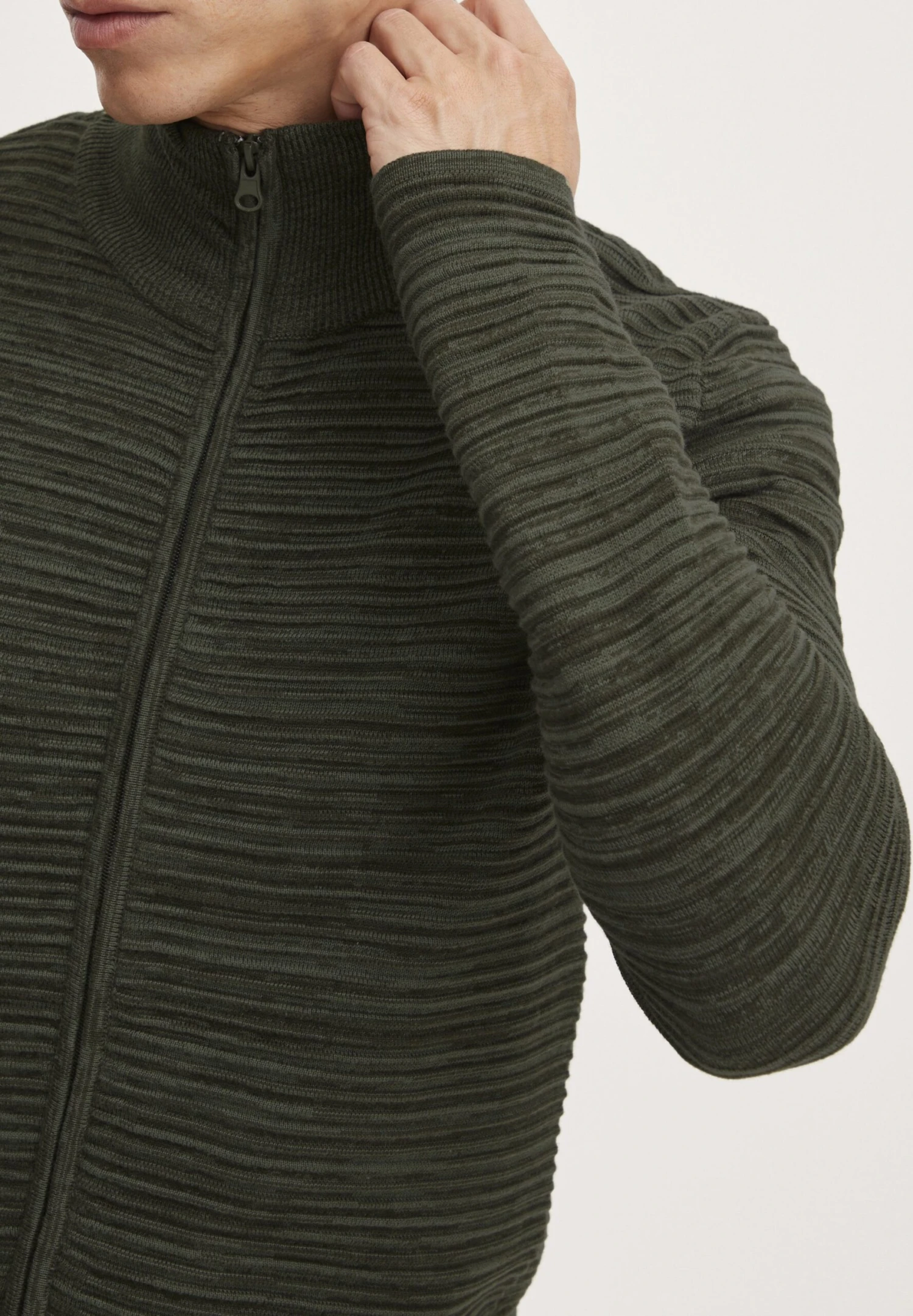 Solid Struan- Vest - Thyme 6 Solid Struan- Vest - Thyme - Afbeelding 4