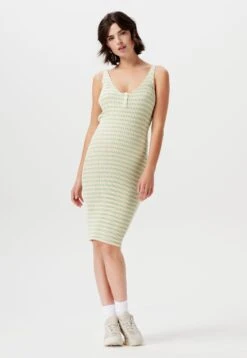 SUPERMOM Hebron - Gebreide Jurk - Bok Choy